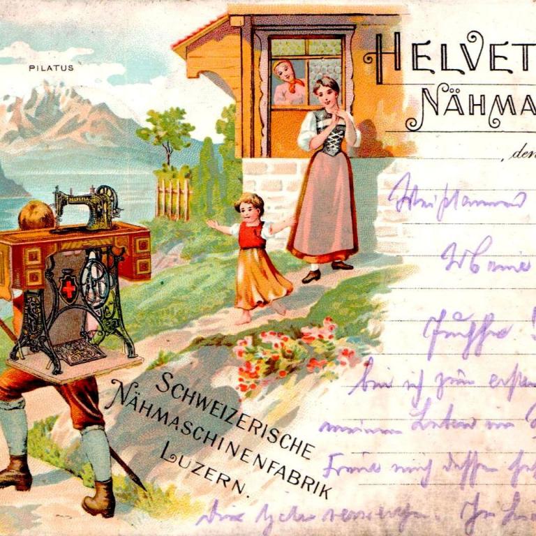 Postkarte aus dem Jahr 1910