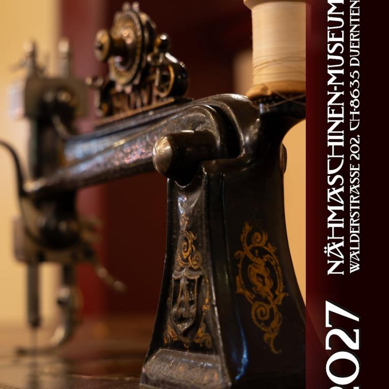 Kalender Nähmaschinen-Museum 2027 Titelblatt